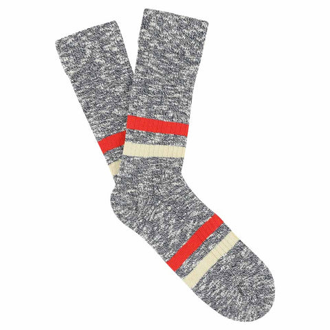 Men Melange Stripes Socks