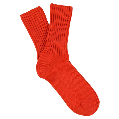 Women Plain Crew Socks