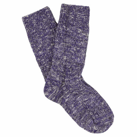 Women Melange Plain Socks