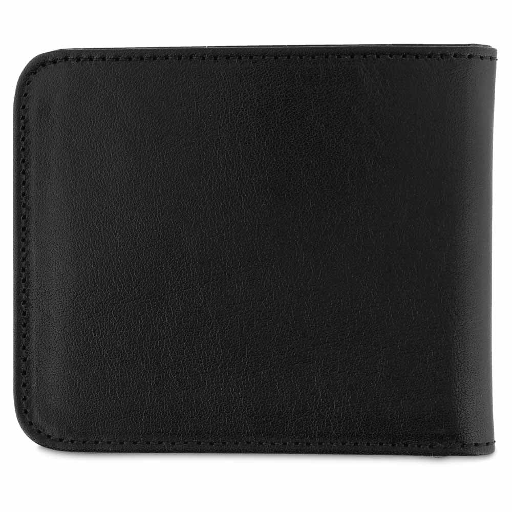 Leather Billfold Wallet - Black - Escuyer