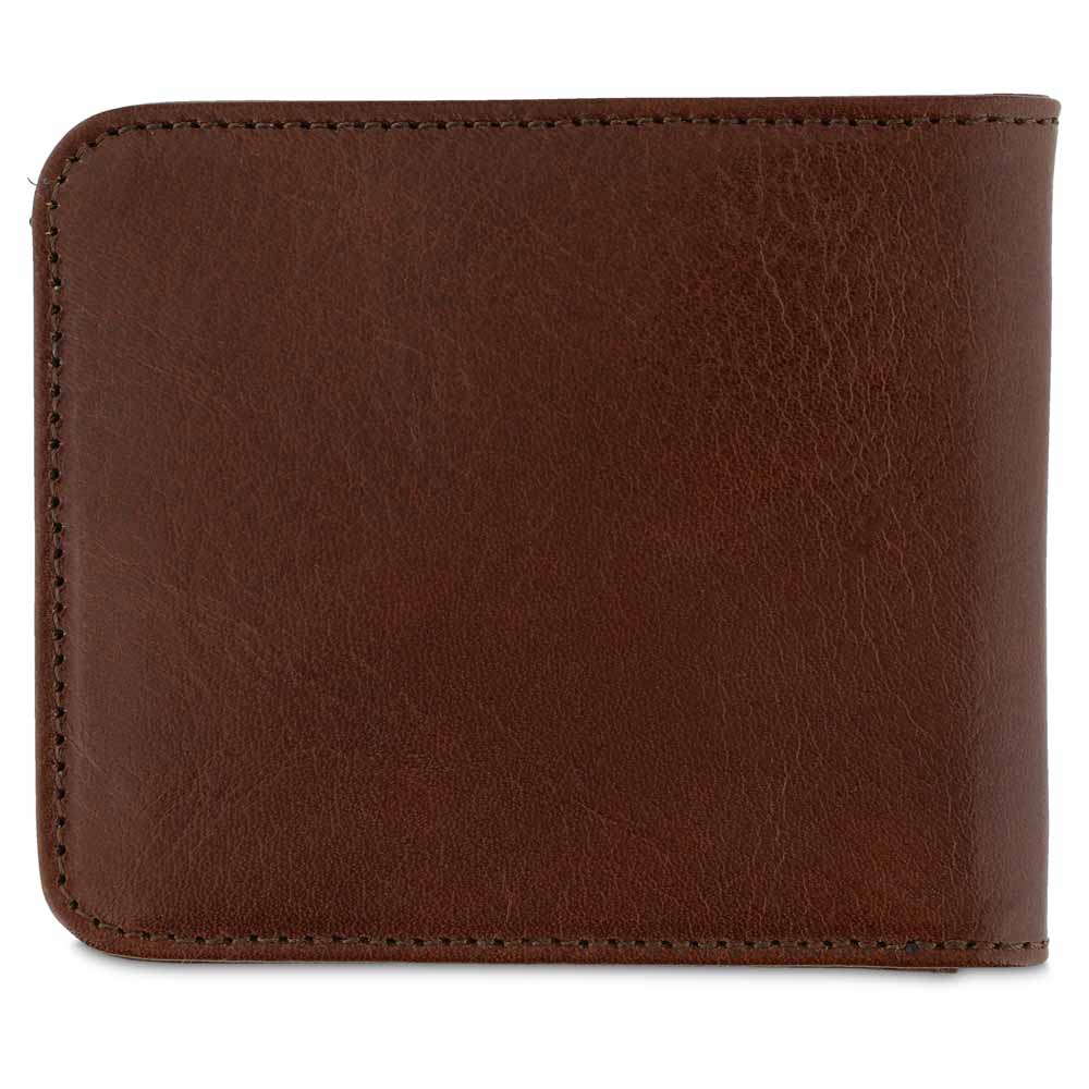 Leather Billfold Wallet - Light Brown - Escuyer