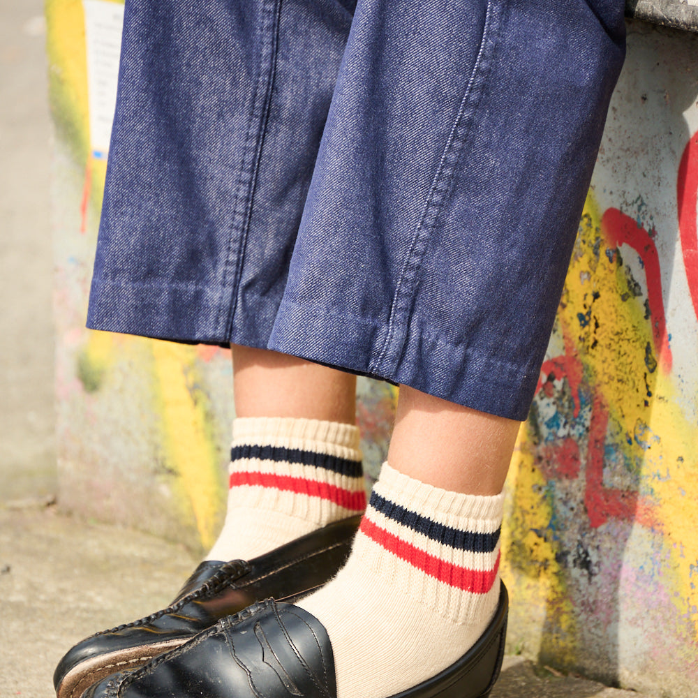 Escuyer socks with loafers