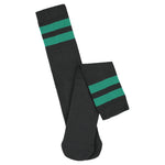 Unisex Tube Socks Off Black Green Made in Portugal