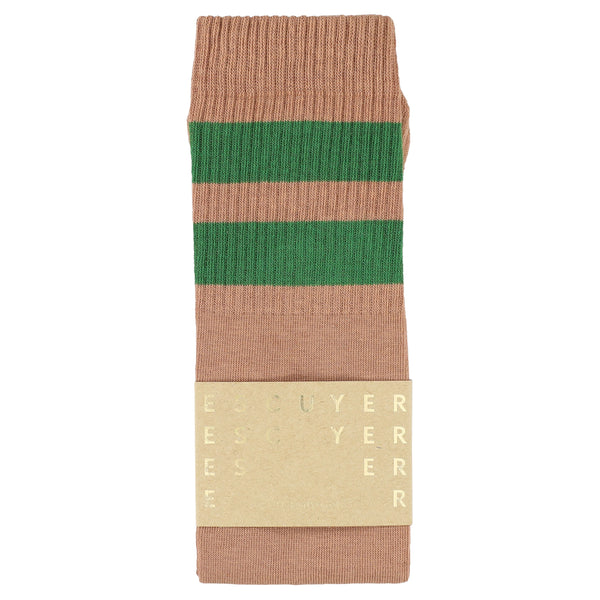 Unisex Tube Socks Pink Green made in portugal