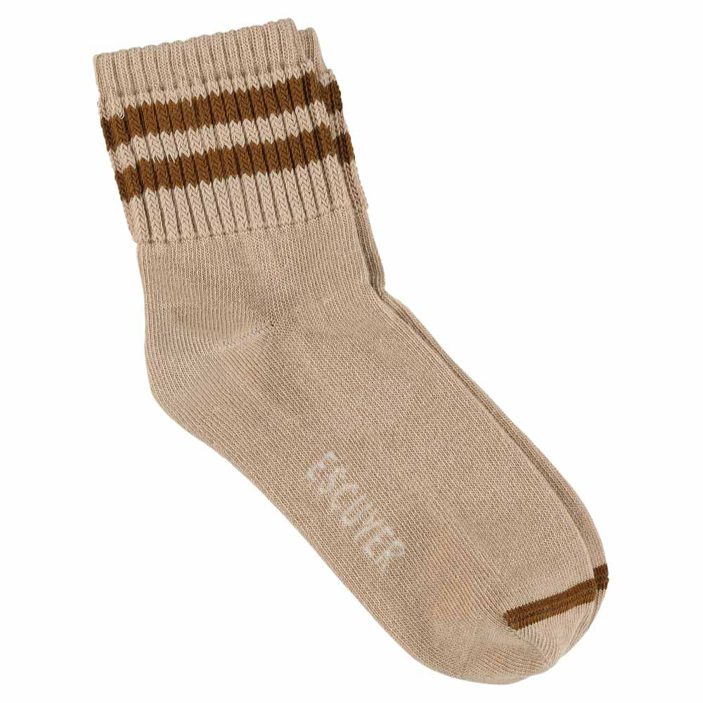 Women Ankle Socks Pink Brown