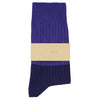 Women Block Socks - Blue / Purple - Escuyer