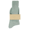 Women Crew Socks - Light Blue made of soft cotton in Portugal