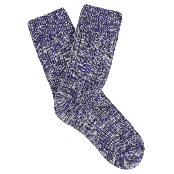 Women Melange Socks - Royal Blue
