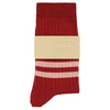 Women Stripes socks - Red / Pink made of cotton in Portugal