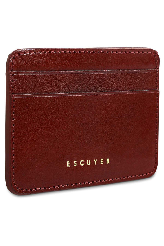 Cardholder - Burgundy - Escuyer