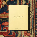 Escuyer black leather cardholder in presentation gift box — handmade in Portugal
