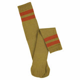 Unisex Tube Socks - Olive / Brick - Escuyer